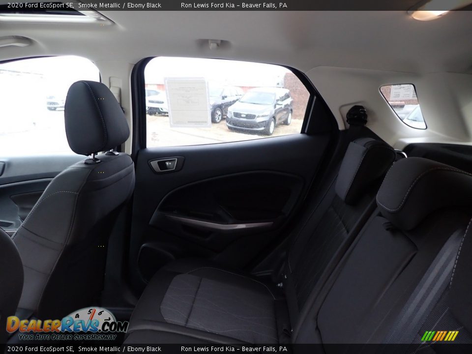 2020 Ford EcoSport SE Smoke Metallic / Ebony Black Photo #15