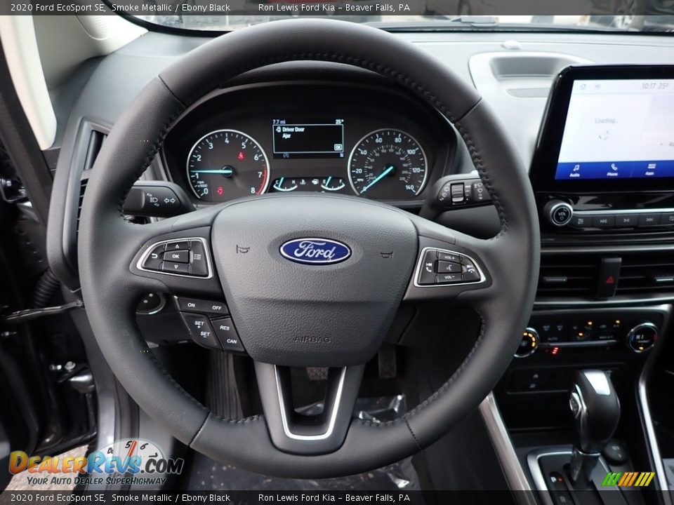 2020 Ford EcoSport SE Smoke Metallic / Ebony Black Photo #18