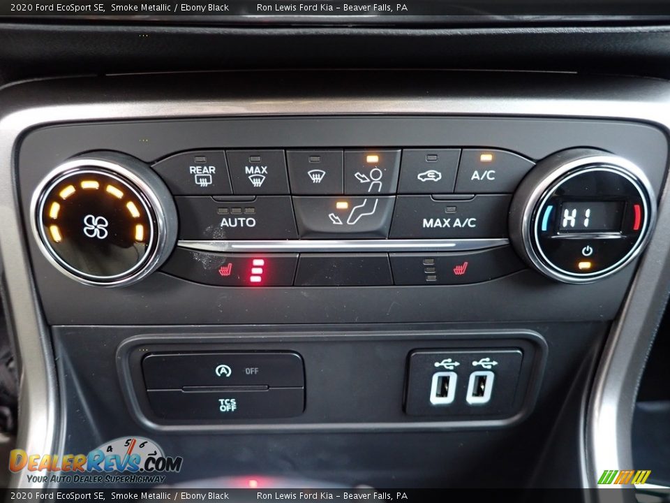 2020 Ford EcoSport SE Smoke Metallic / Ebony Black Photo #20
