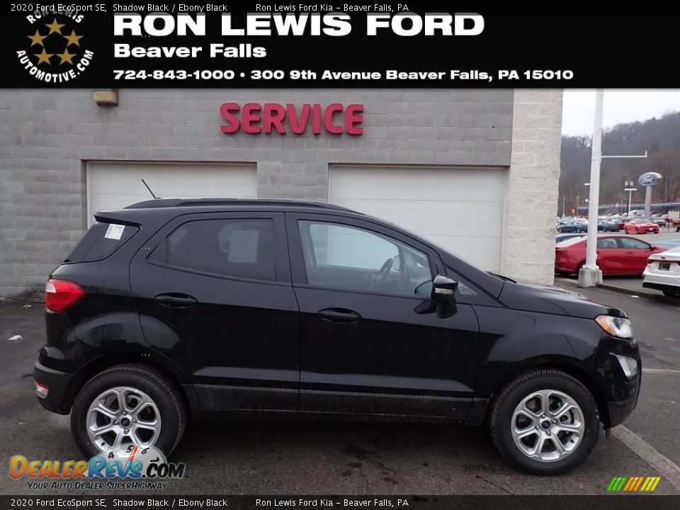 2020 Ford EcoSport SE Shadow Black / Ebony Black Photo #1