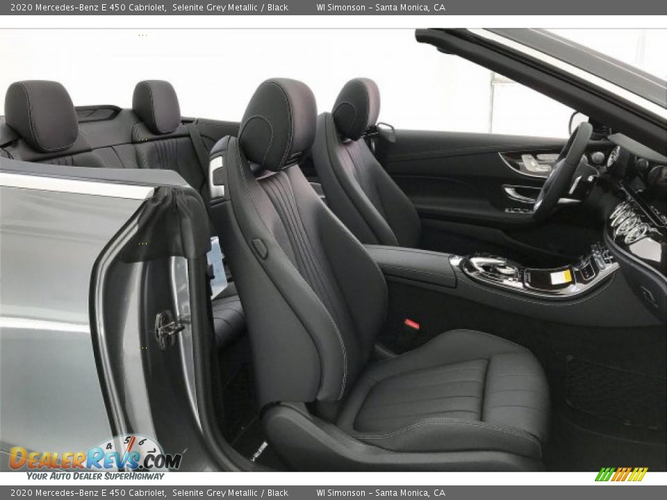 Black Interior - 2020 Mercedes-Benz E 450 Cabriolet Photo #5