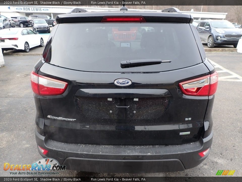 2020 Ford EcoSport SE Shadow Black / Ebony Black Photo #4