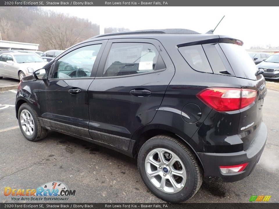 2020 Ford EcoSport SE Shadow Black / Ebony Black Photo #5
