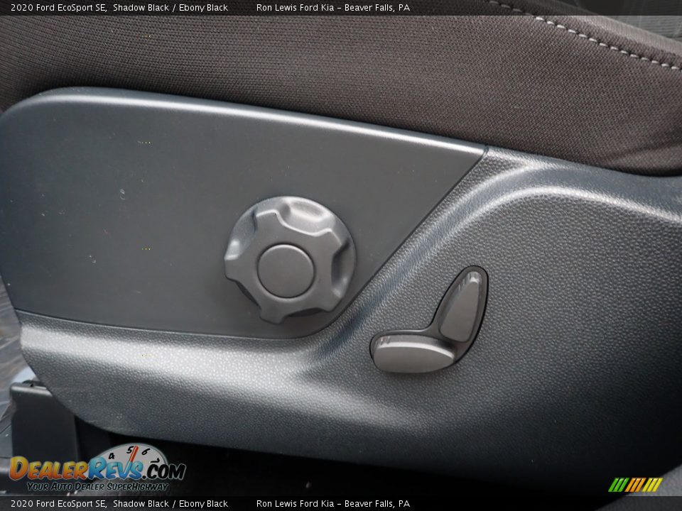 2020 Ford EcoSport SE Shadow Black / Ebony Black Photo #12