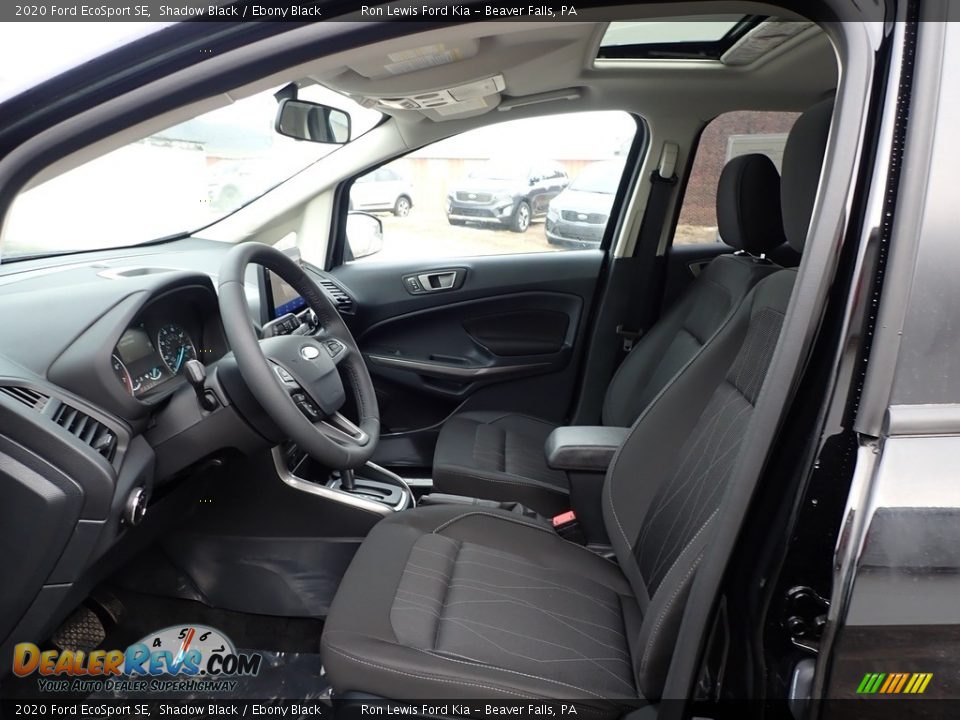2020 Ford EcoSport SE Shadow Black / Ebony Black Photo #14