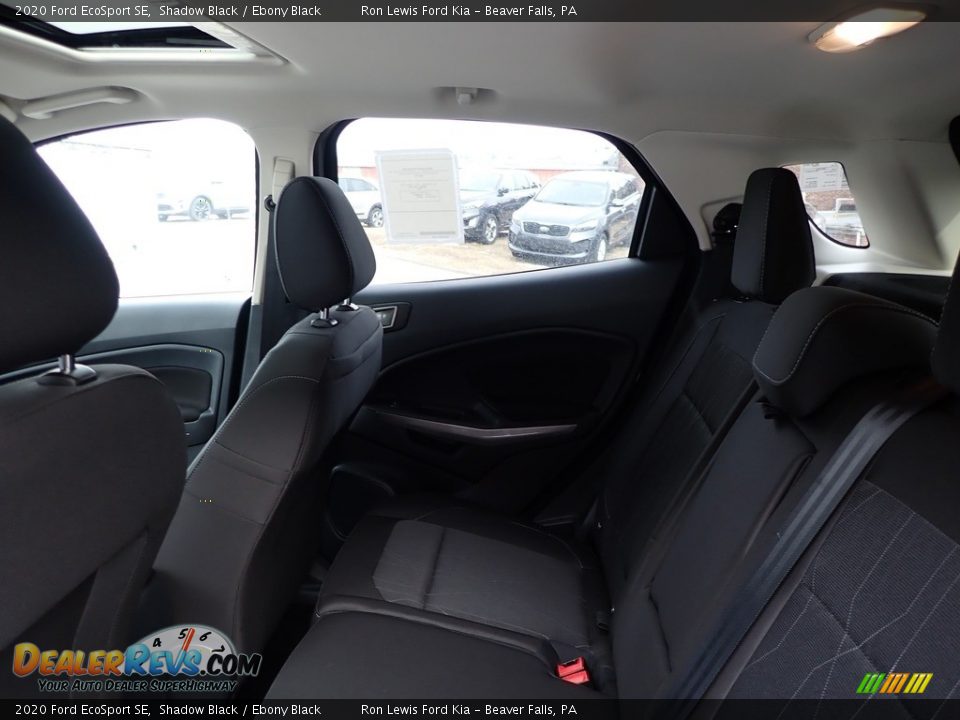 2020 Ford EcoSport SE Shadow Black / Ebony Black Photo #15