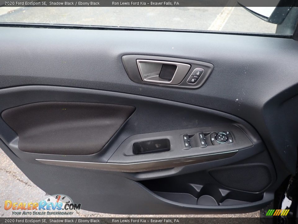 2020 Ford EcoSport SE Shadow Black / Ebony Black Photo #17