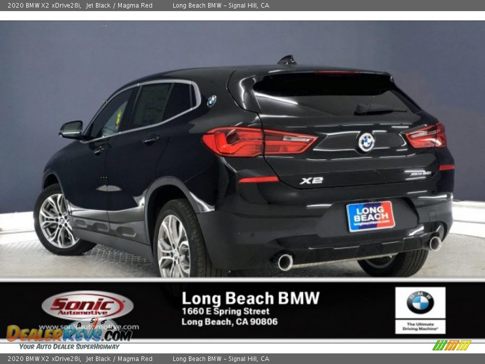 2020 BMW X2 xDrive28i Jet Black / Magma Red Photo #2