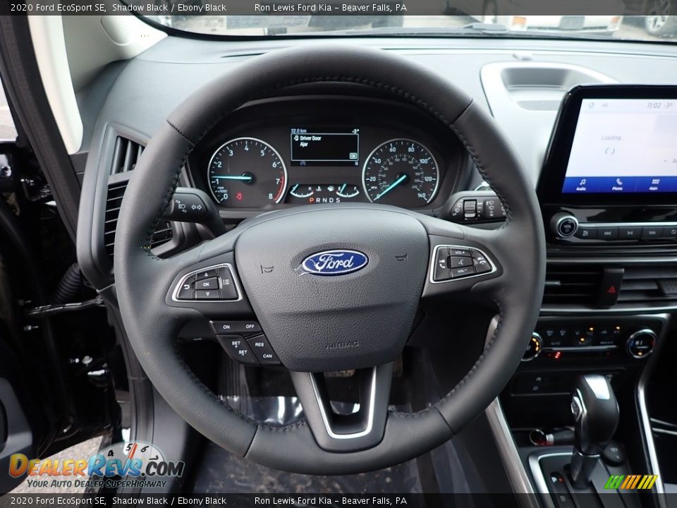 2020 Ford EcoSport SE Shadow Black / Ebony Black Photo #18