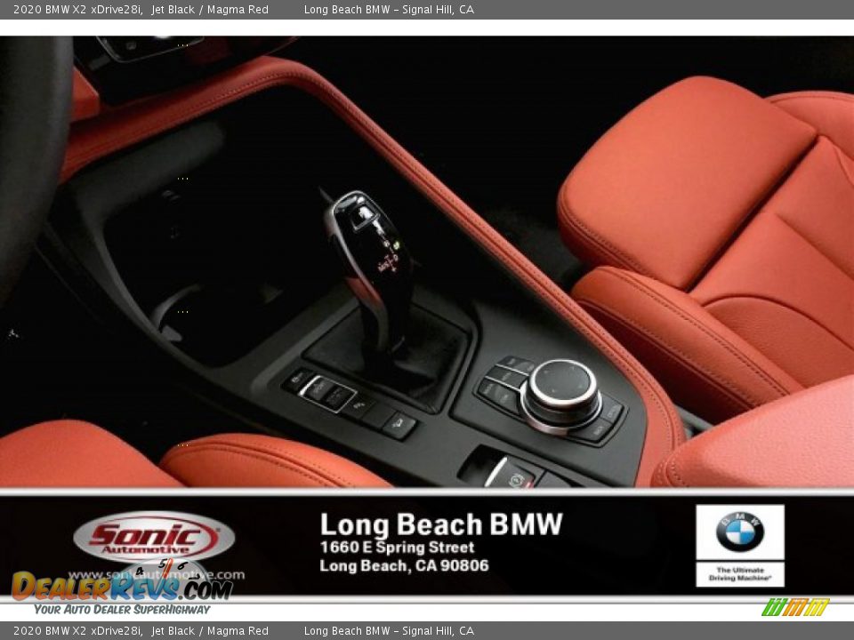 2020 BMW X2 xDrive28i Jet Black / Magma Red Photo #6