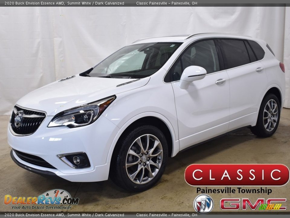 2020 Buick Envision Essence AWD Summit White / Dark Galvanized Photo #1