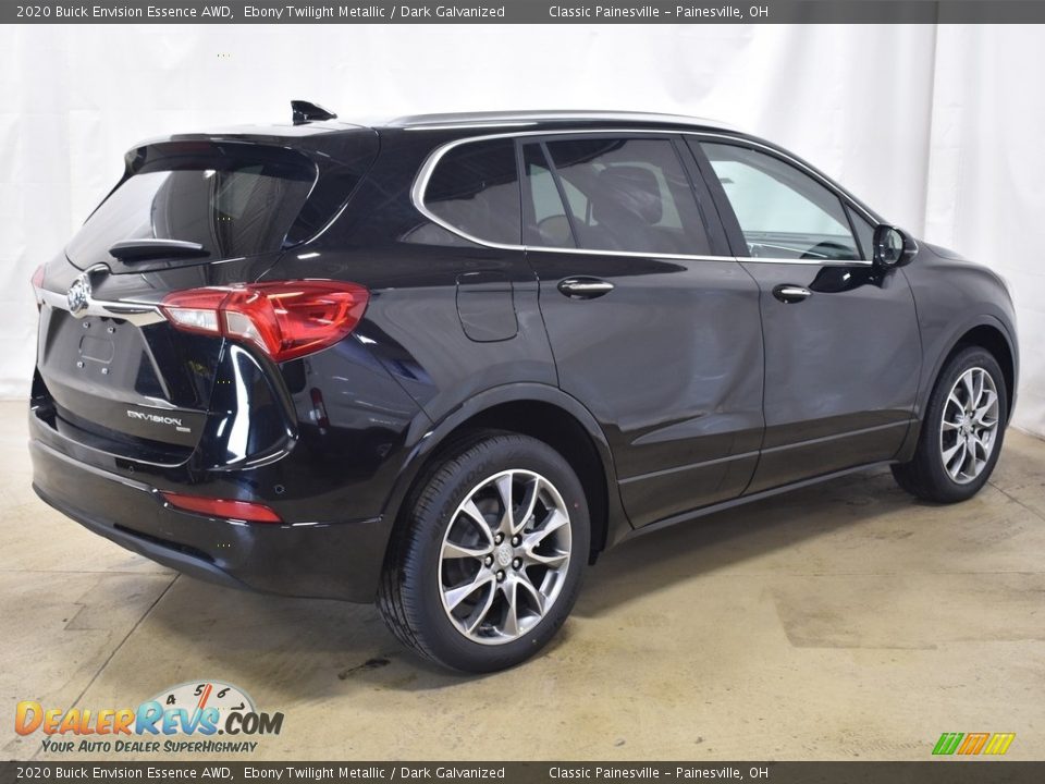 2020 Buick Envision Essence AWD Ebony Twilight Metallic / Dark Galvanized Photo #7