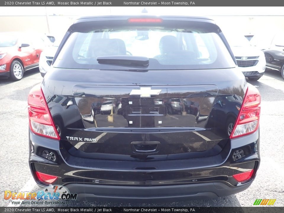 2020 Chevrolet Trax LS AWD Mosaic Black Metallic / Jet Black Photo #4