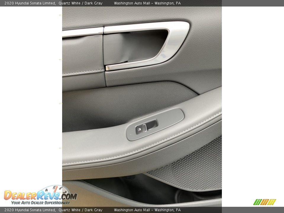 2020 Hyundai Sonata Limited Quartz White / Dark Gray Photo #17