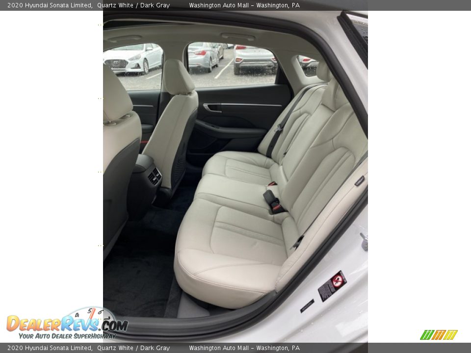 2020 Hyundai Sonata Limited Quartz White / Dark Gray Photo #19