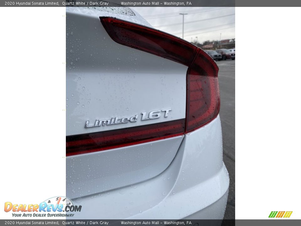 2020 Hyundai Sonata Limited Quartz White / Dark Gray Photo #22