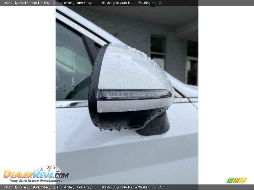 2020 Hyundai Sonata Limited Quartz White / Dark Gray Photo #26