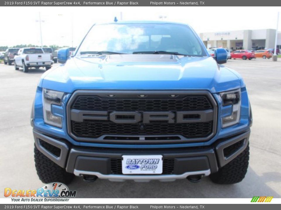 2019 Ford F150 SVT Raptor SuperCrew 4x4 Performance Blue / Raptor Black Photo #2