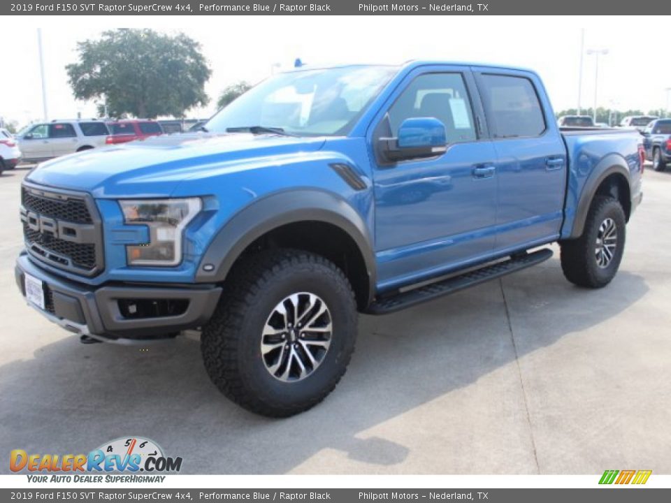 Performance Blue 2019 Ford F150 SVT Raptor SuperCrew 4x4 Photo #3