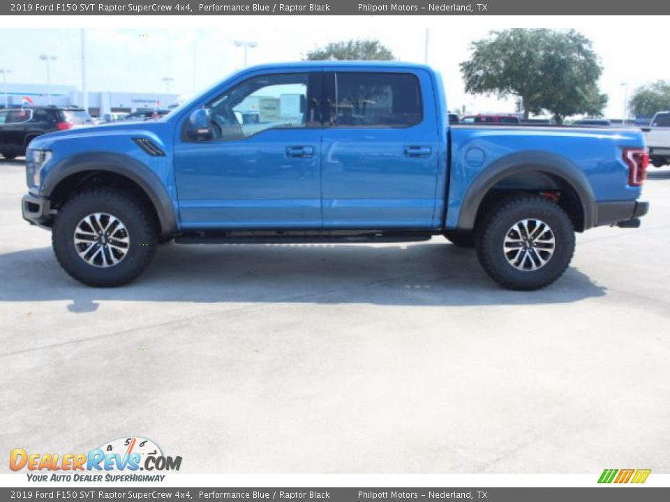 2019 Ford F150 SVT Raptor SuperCrew 4x4 Performance Blue / Raptor Black Photo #5