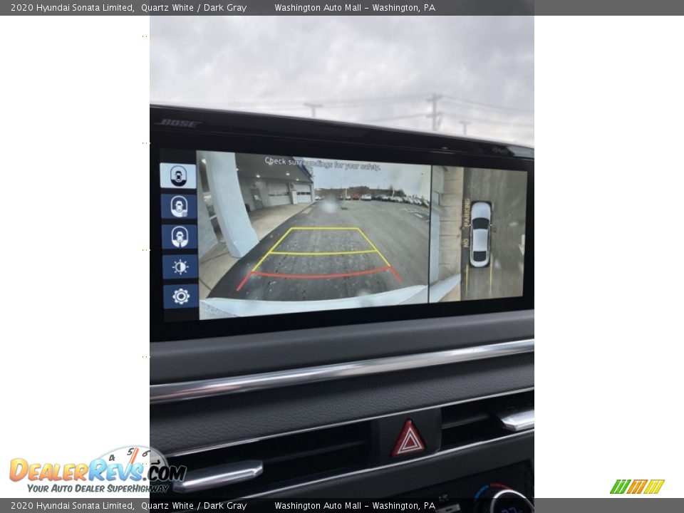 2020 Hyundai Sonata Limited Quartz White / Dark Gray Photo #30