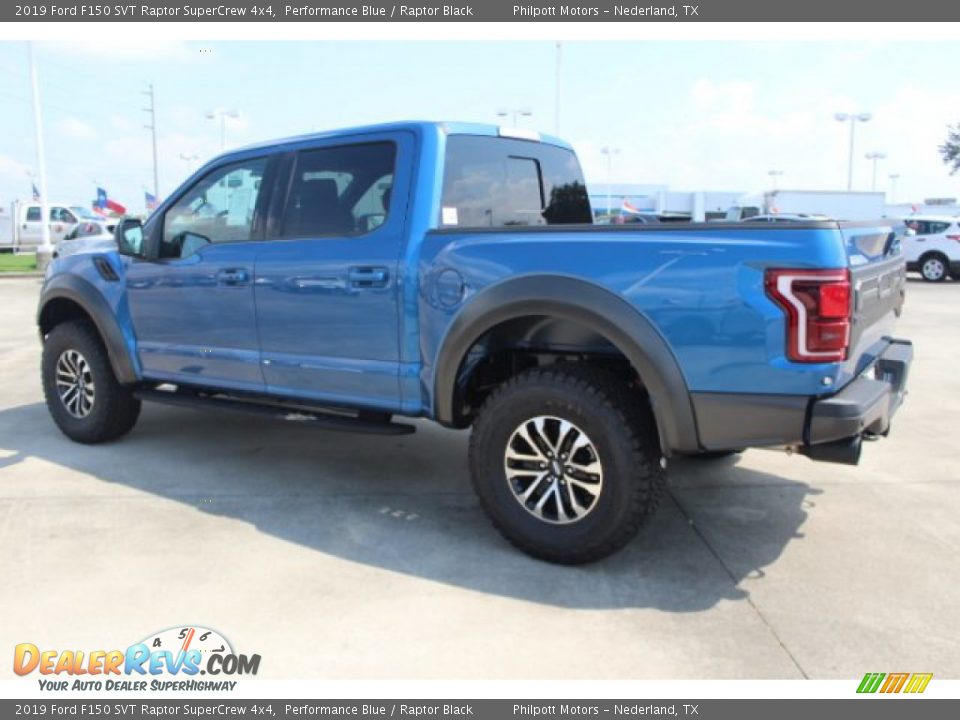 Performance Blue 2019 Ford F150 SVT Raptor SuperCrew 4x4 Photo #6