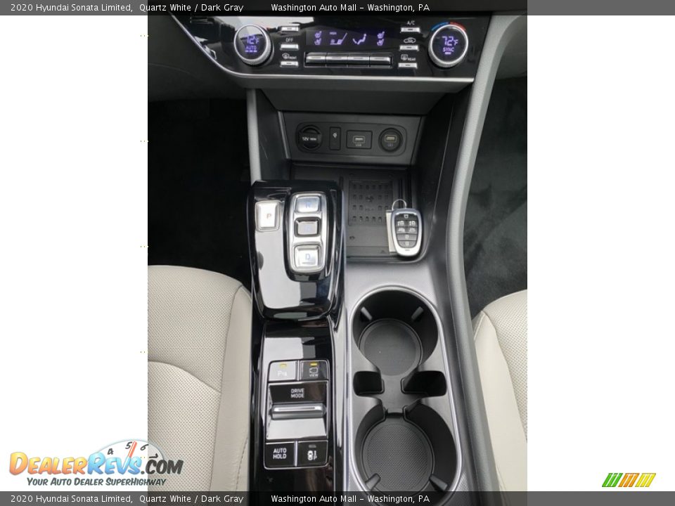 2020 Hyundai Sonata Limited Quartz White / Dark Gray Photo #31