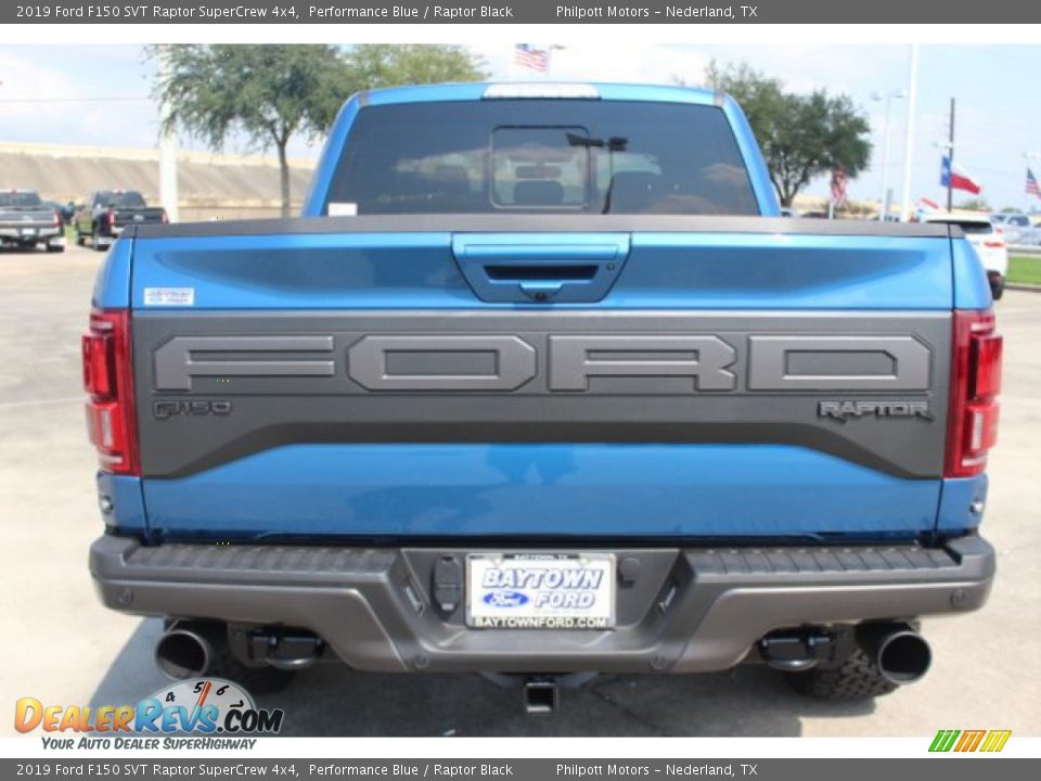 2019 Ford F150 SVT Raptor SuperCrew 4x4 Performance Blue / Raptor Black Photo #7