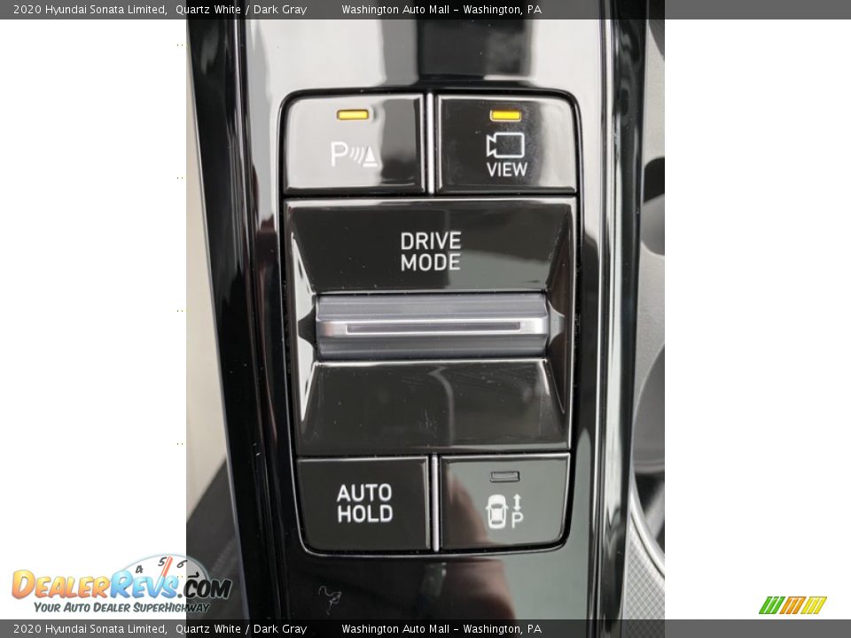 2020 Hyundai Sonata Limited Quartz White / Dark Gray Photo #33