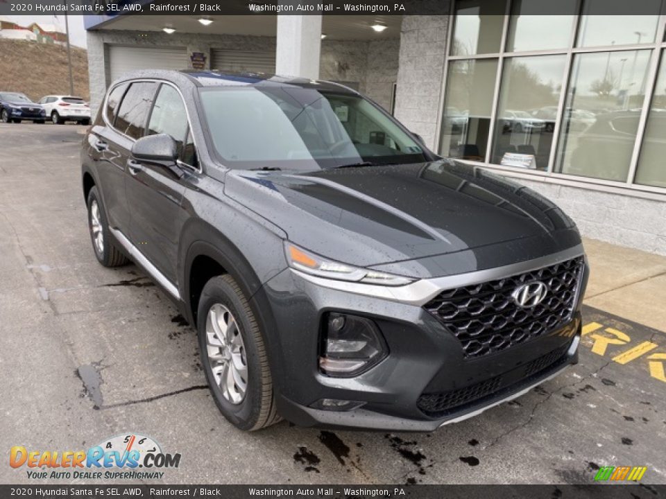 2020 Hyundai Santa Fe SEL AWD Rainforest / Black Photo #1