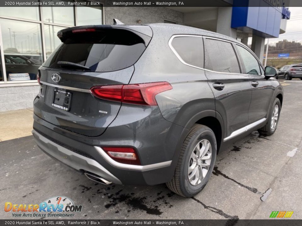 2020 Hyundai Santa Fe SEL AWD Rainforest / Black Photo #3