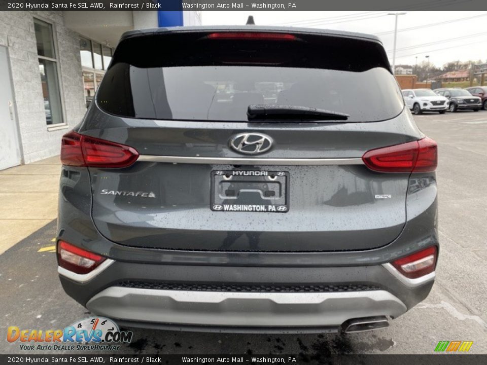 2020 Hyundai Santa Fe SEL AWD Rainforest / Black Photo #4