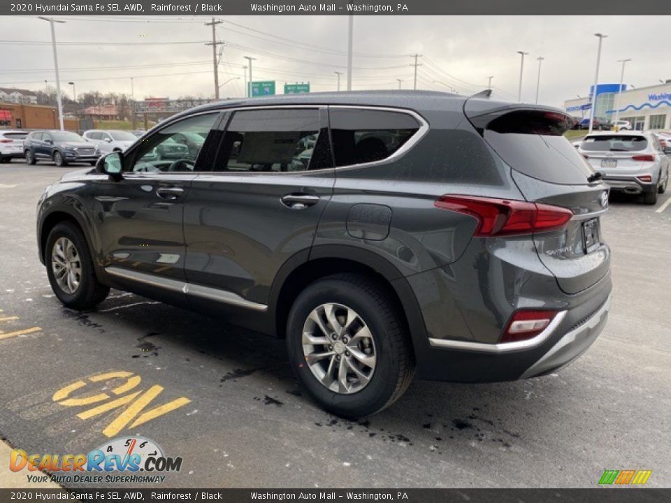 2020 Hyundai Santa Fe SEL AWD Rainforest / Black Photo #5