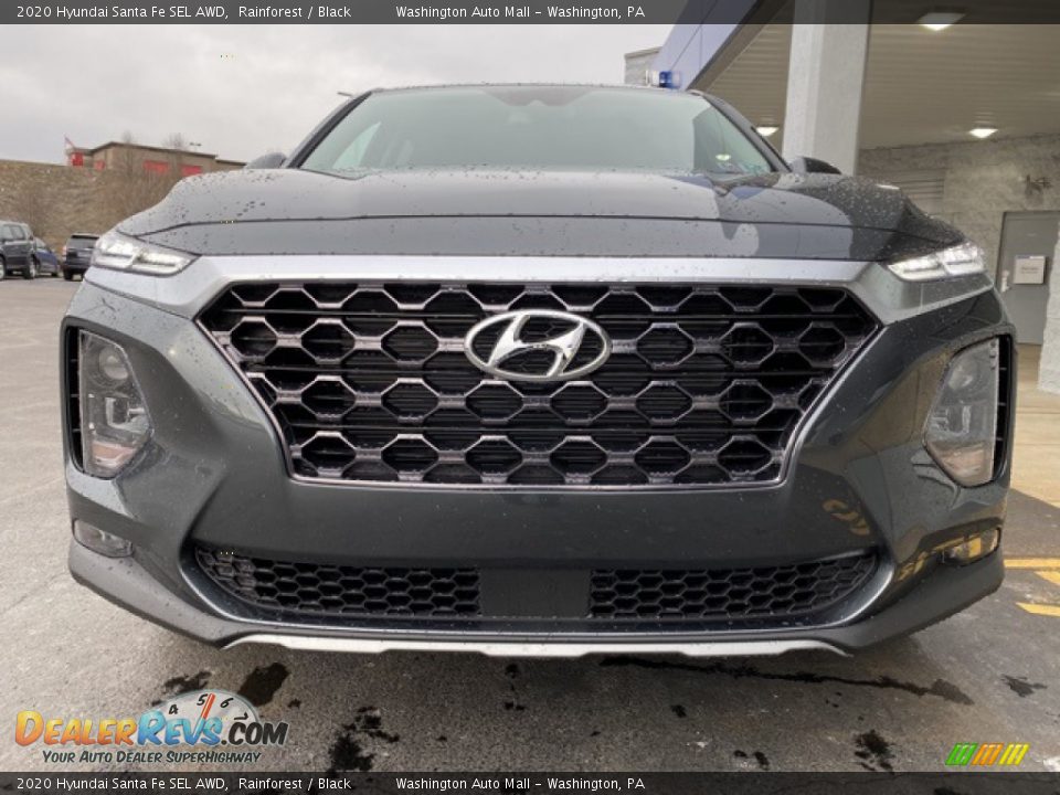 2020 Hyundai Santa Fe SEL AWD Rainforest / Black Photo #7