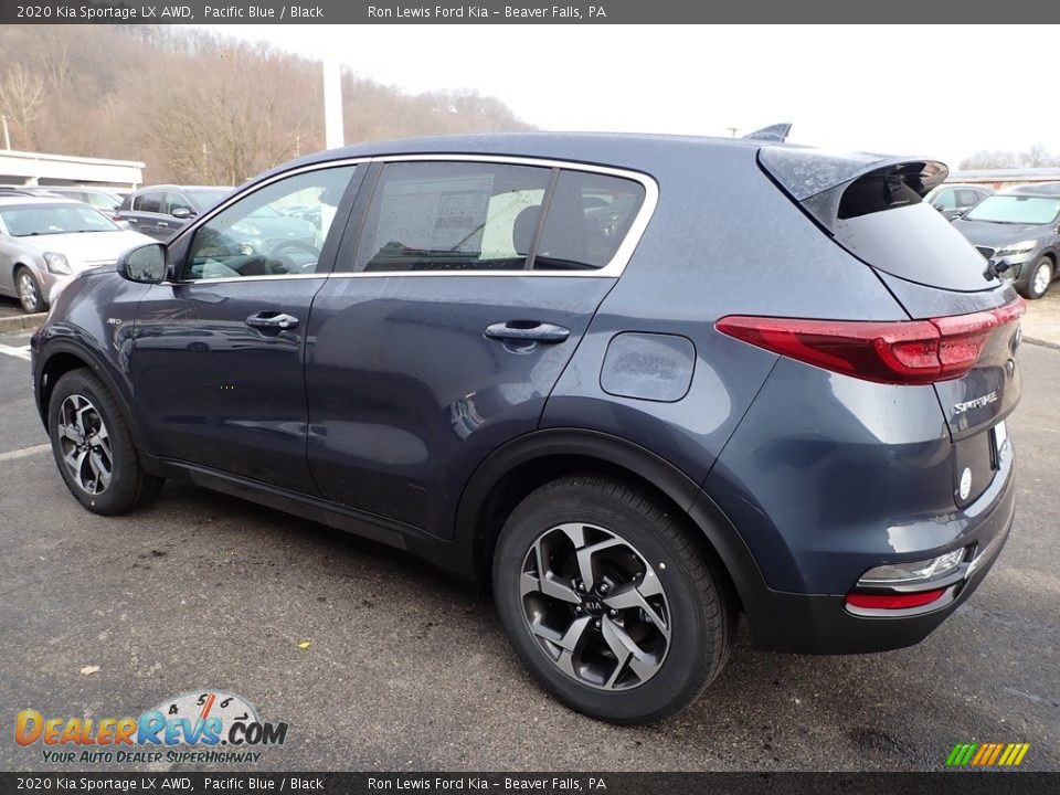 2020 Kia Sportage LX AWD Pacific Blue / Black Photo #5