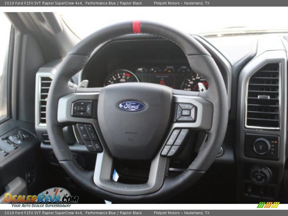 2019 Ford F150 SVT Raptor SuperCrew 4x4 Steering Wheel Photo #23