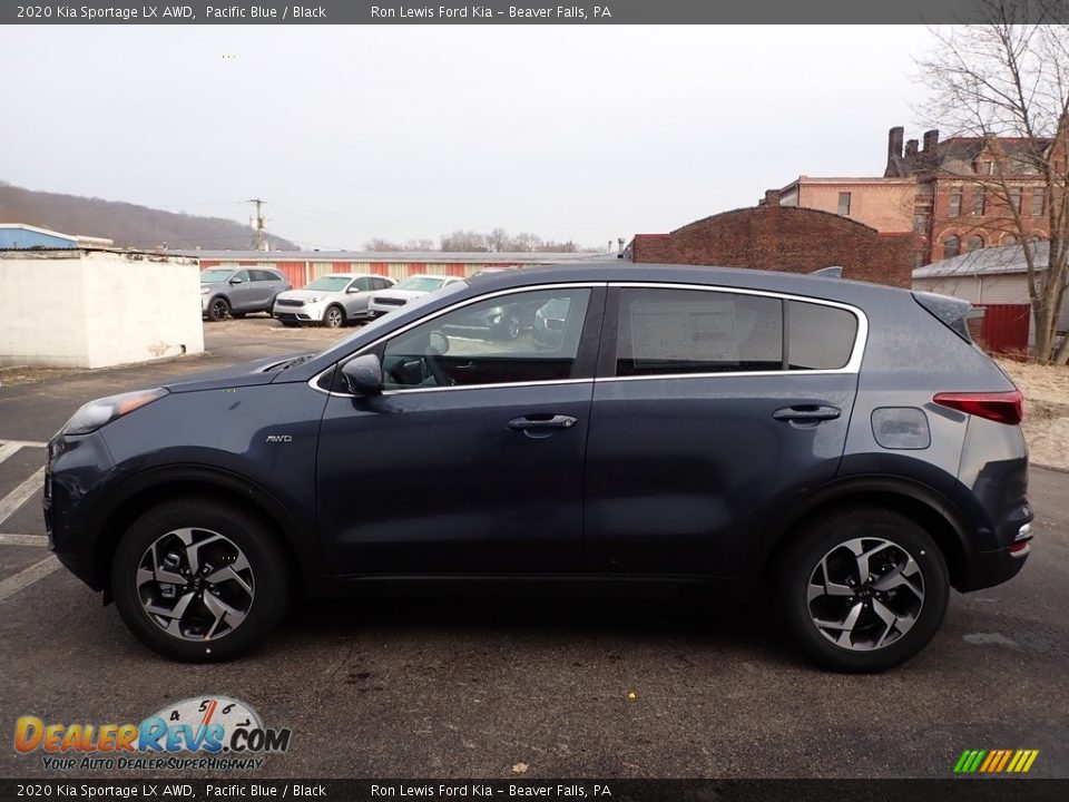 2020 Kia Sportage LX AWD Pacific Blue / Black Photo #6