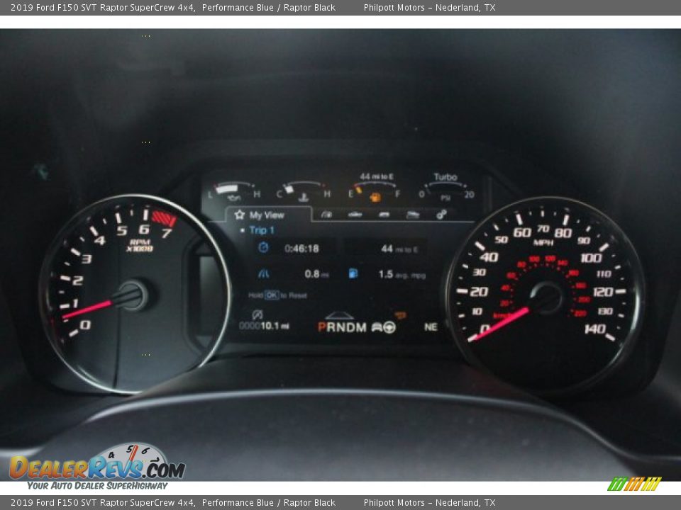 2019 Ford F150 SVT Raptor SuperCrew 4x4 Gauges Photo #24