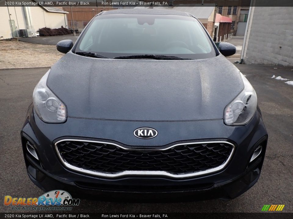 2020 Kia Sportage LX AWD Pacific Blue / Black Photo #8