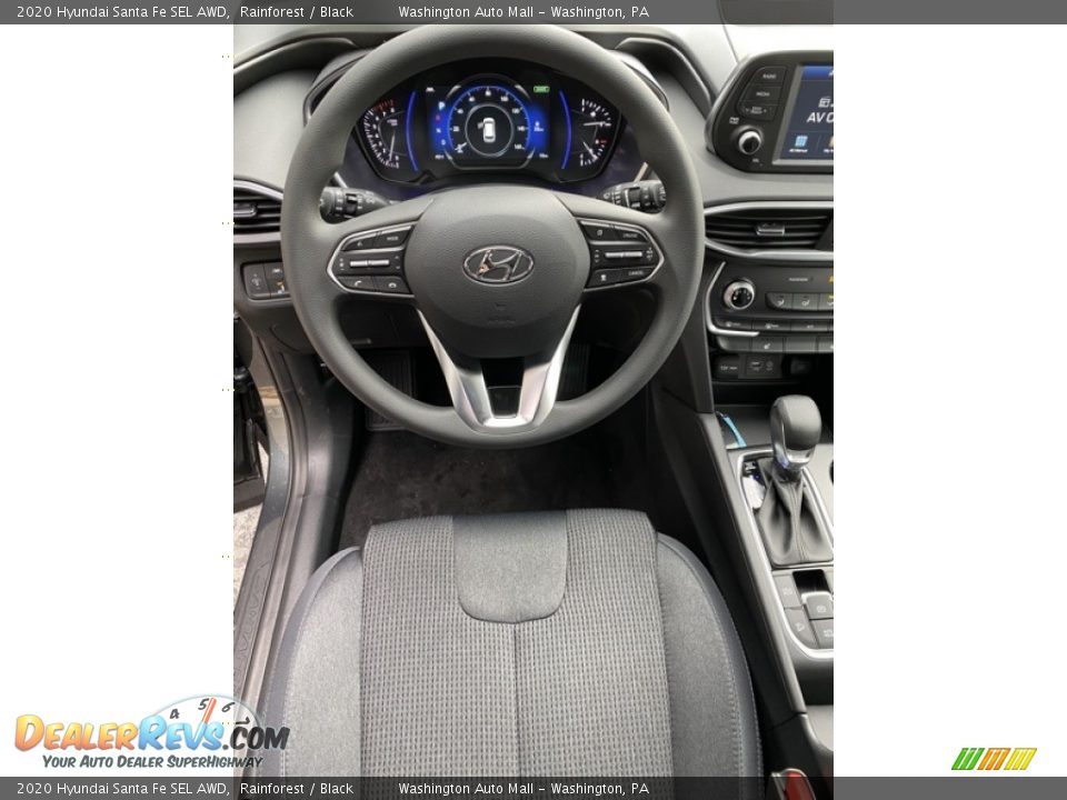 2020 Hyundai Santa Fe SEL AWD Rainforest / Black Photo #13