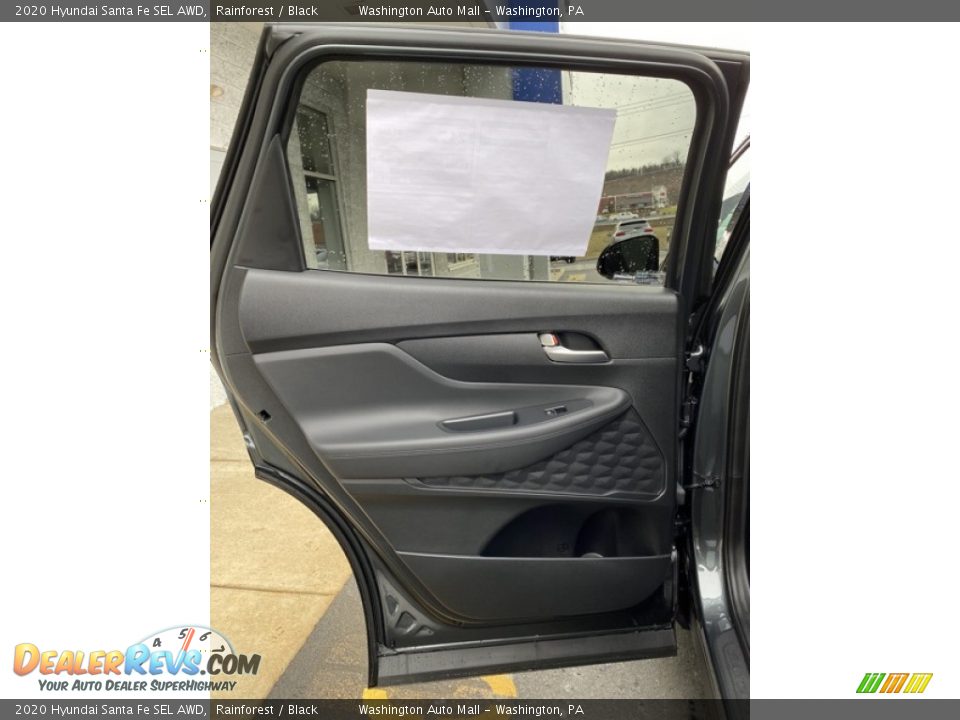 2020 Hyundai Santa Fe SEL AWD Rainforest / Black Photo #16