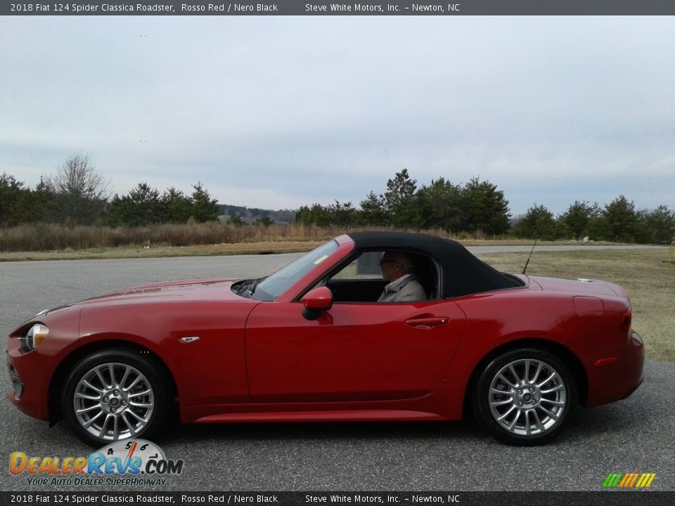 2018 Fiat 124 Spider Classica Roadster Rosso Red / Nero Black Photo #1