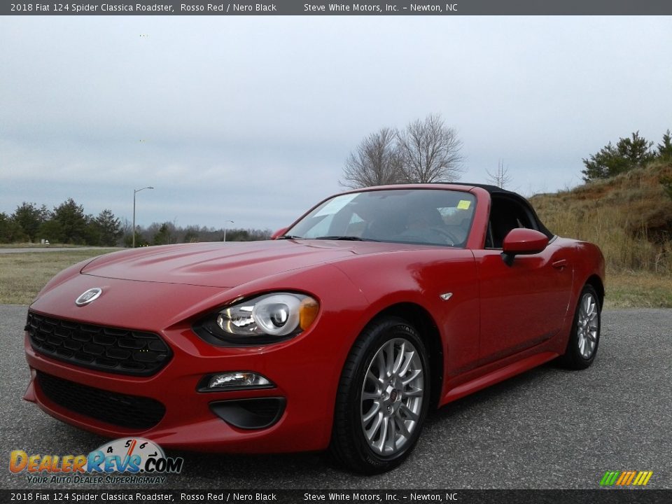 2018 Fiat 124 Spider Classica Roadster Rosso Red / Nero Black Photo #2