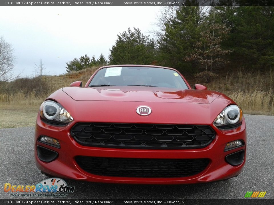 2018 Fiat 124 Spider Classica Roadster Rosso Red / Nero Black Photo #3
