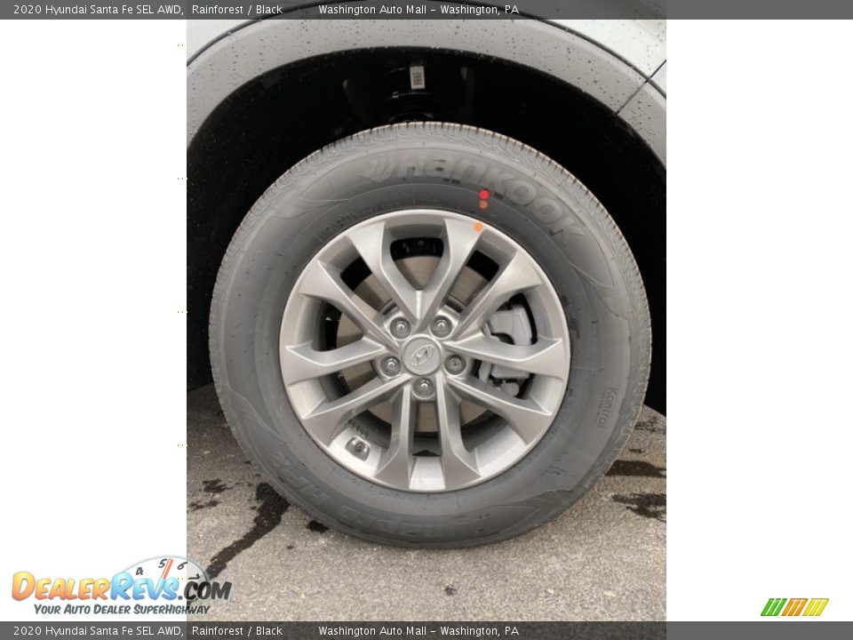 2020 Hyundai Santa Fe SEL AWD Rainforest / Black Photo #26