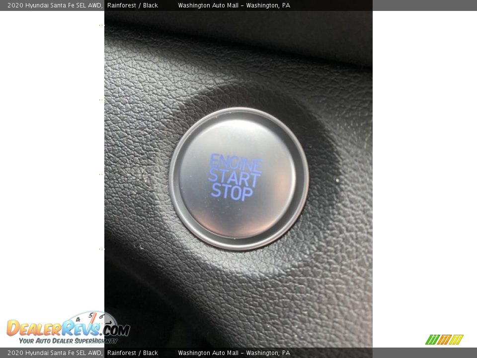 2020 Hyundai Santa Fe SEL AWD Rainforest / Black Photo #33