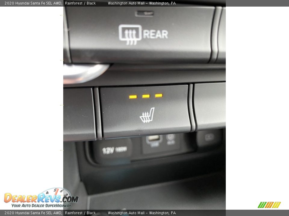 2020 Hyundai Santa Fe SEL AWD Rainforest / Black Photo #34