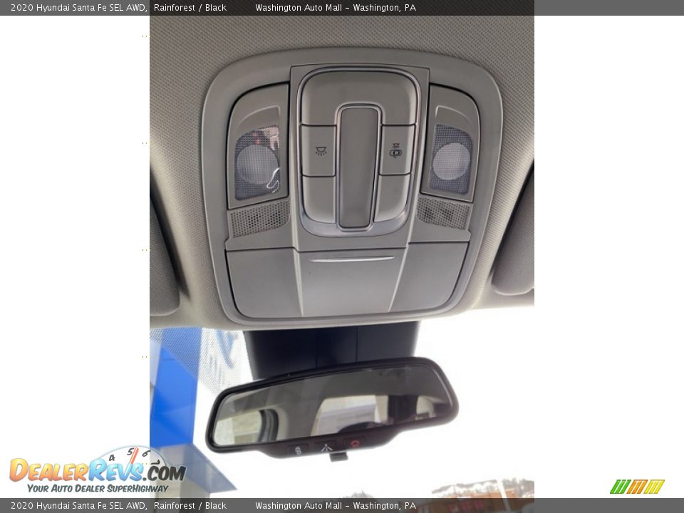 2020 Hyundai Santa Fe SEL AWD Rainforest / Black Photo #36