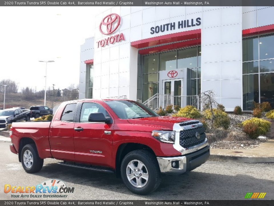 2020 Toyota Tundra SR5 Double Cab 4x4 Barcelona Red Metallic / Graphite Photo #1
