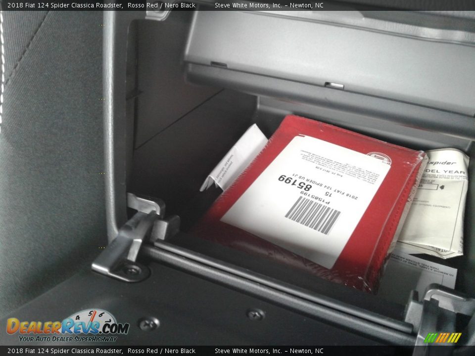 2018 Fiat 124 Spider Classica Roadster Rosso Red / Nero Black Photo #17